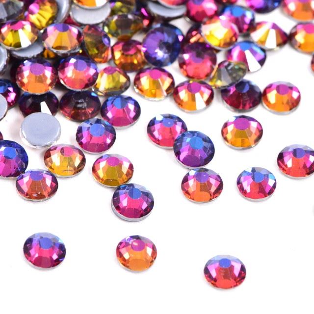 rhinestones hot fix bulk color